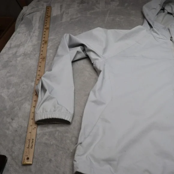 Columbia PFG Jacket Mens XL White Tamiami Hurricane Rain Full Zip Light Outdoor - Picture 2 of 16